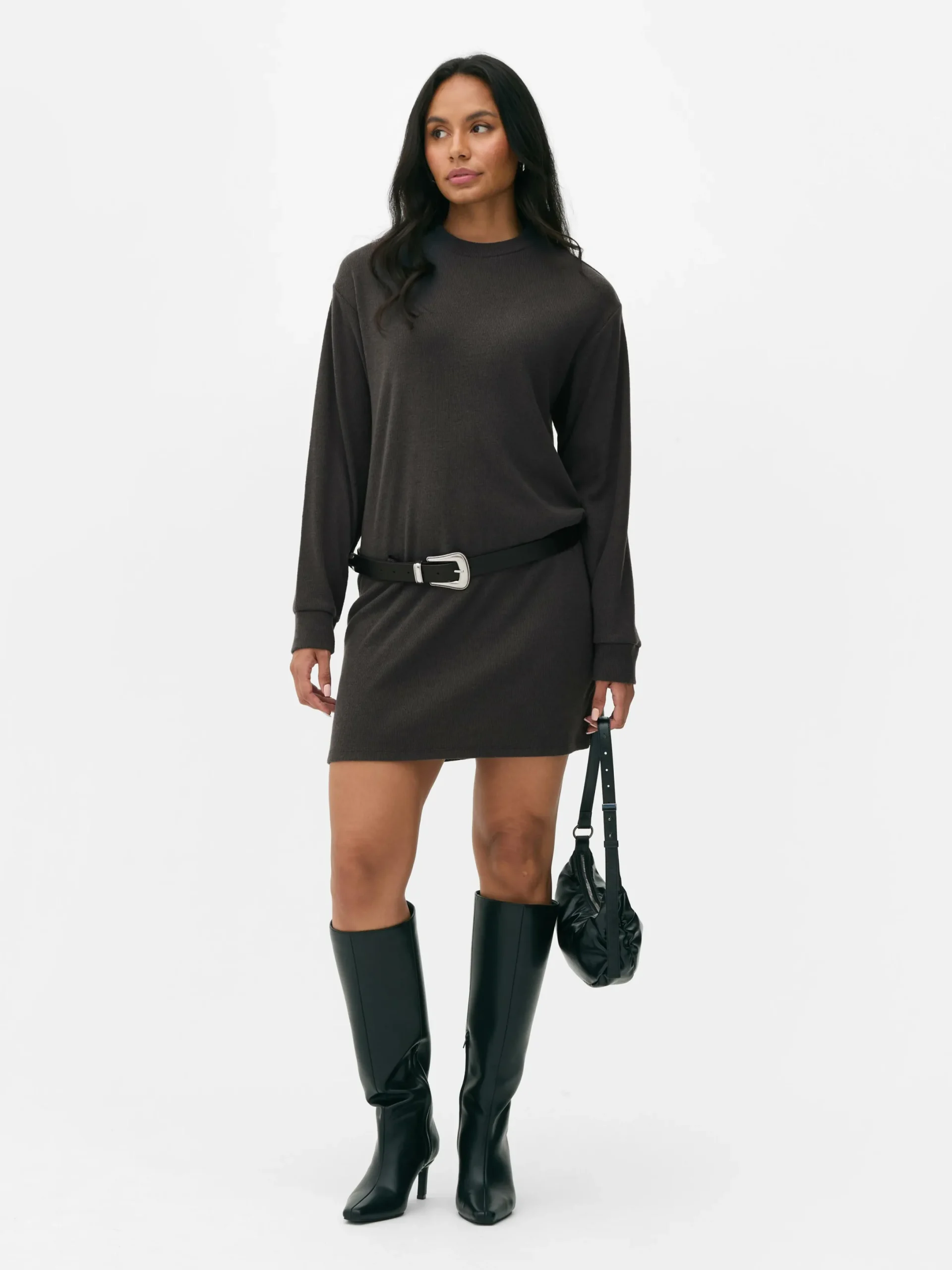 Mujer Primark Vestidos|Vestido Corto Tipo Jersey