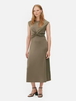 Mujer Primark Vestidos|Vestido De Punto Con Detalle Retorcido De The Edit