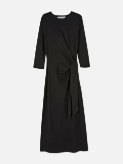 Mujer Primark Vestidos|Vestido De Punto Con Lazo De The Edit