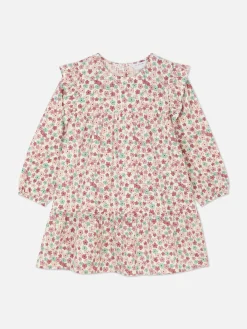 Niños Primark Vestidos|Vestido Floral Con Volantes