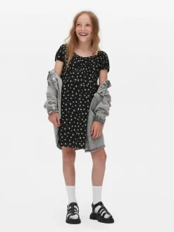 Niños Primark Vestidos|Vestido Fruncido Con Flores