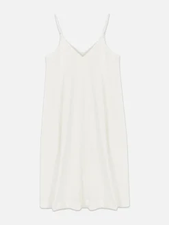 Mujer Primark Vestidos|Vestido Midi Con Corte Trapecio De The Edit