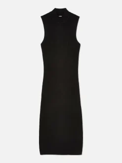 Mujer Primark Vestidos|Vestido Midi De Punto Sin Mangas