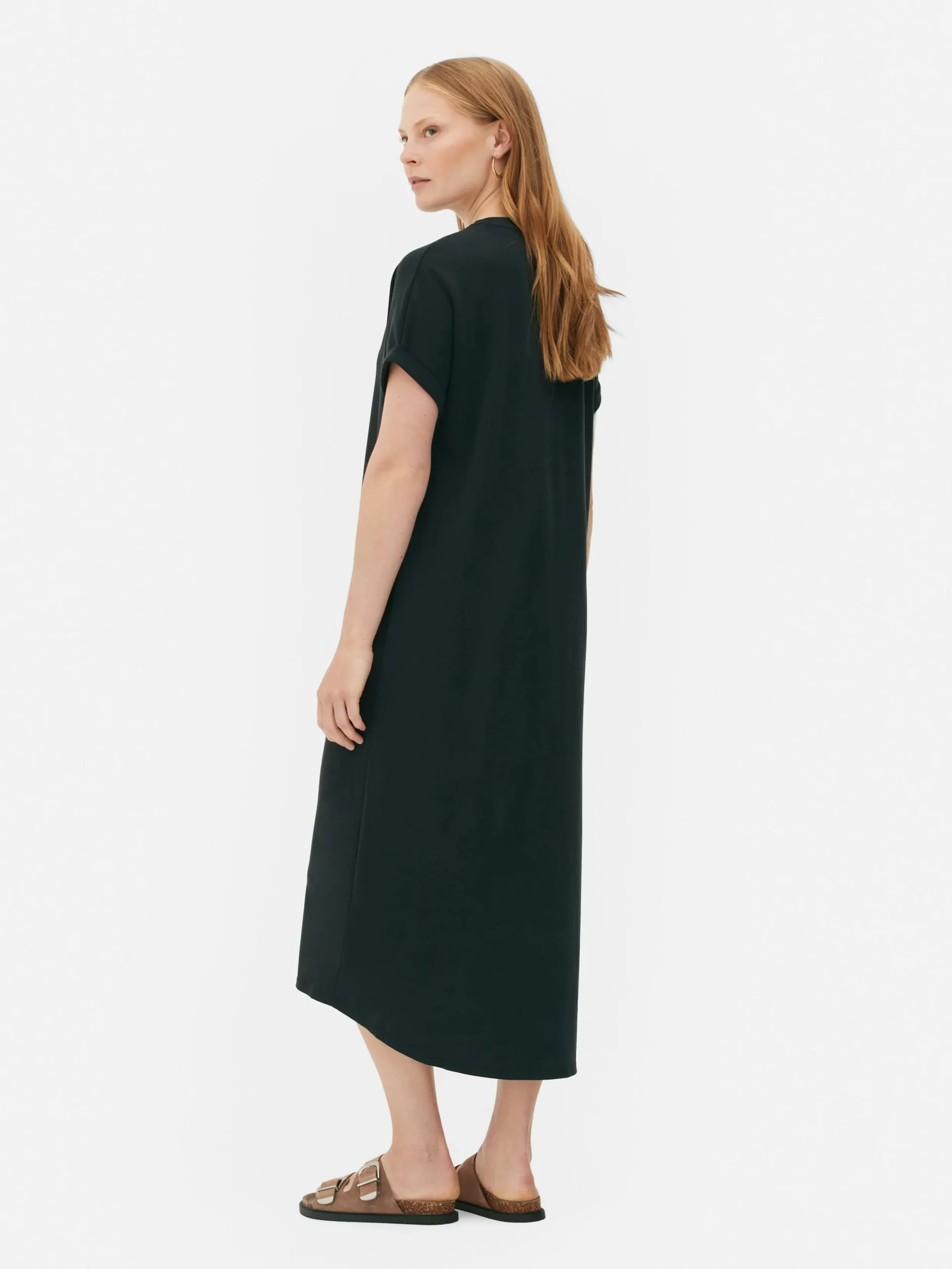 Mujer Primark Vestidos|Vestido Midi Tipo Camiseta De The Edit