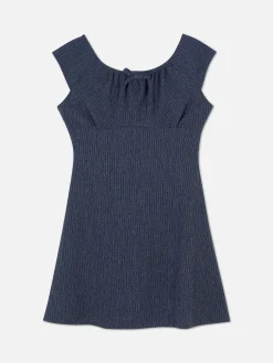 Niños Primark Vestidos|Vestido Texturizado Con Lazo