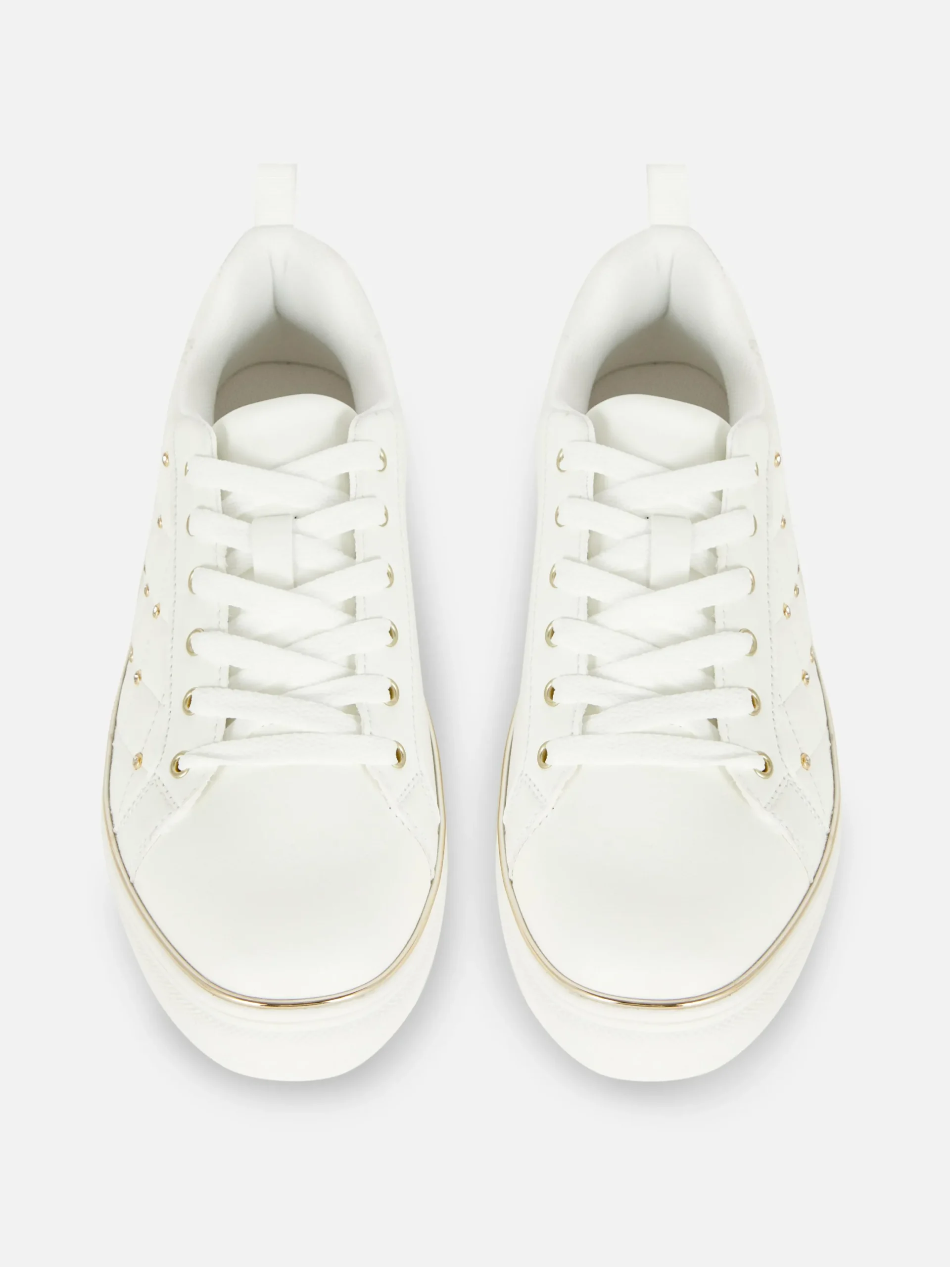 Mujer Primark Calzado Deportivo|Zapatillas Gruesas Con Tachuelas De Strass