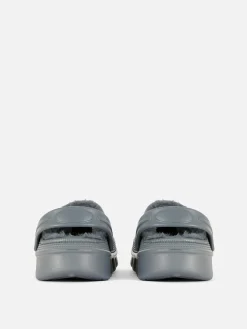 Niños Primark Zapatillas De Estar En Casa|Zuecos Con Pelo Sintético Y Motivos De Fútbol