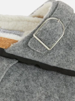 Mujer Primark Zapatillas De Estar En Casa|Zapatillas De Estar En Casa|Zuecos Destalonados De Fieltro