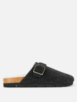 Mujer Primark Zapatillas De Estar En Casa|Zapatillas De Estar En Casa|Zuecos Destalonados De Fieltro