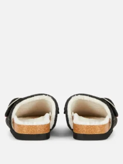 Mujer Primark Zapatillas De Estar En Casa|Zapatillas De Estar En Casa|Zuecos Destalonados De Fieltro