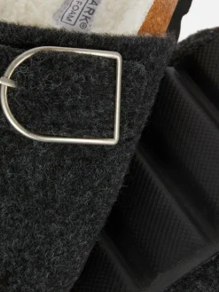 Mujer Primark Zapatillas De Estar En Casa|Zapatillas De Estar En Casa|Zuecos Destalonados De Fieltro